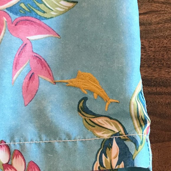 Tommy Bahama Mens Small Hawaiian Bathing Suit - Picture 4 of 4